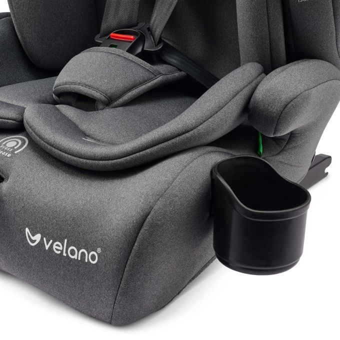 Автокрісло VELANO Flexo i-Size 76–150 см, ISOFIX + Top Tether/ремінь, grey