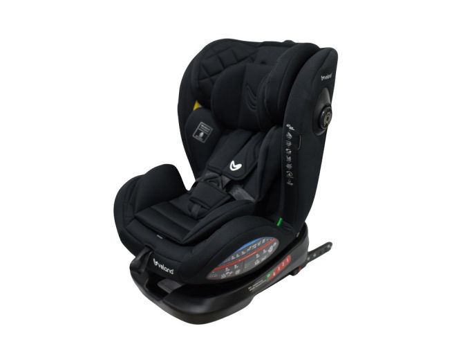 Автокрісло VELANO Aura 360° i-Size 40–150 см, ISOFIX, black