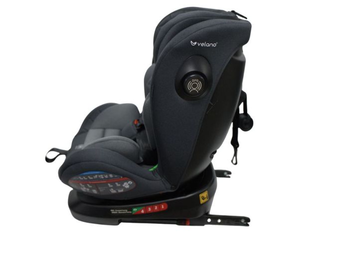 Автокрісло VELANO Aura 360° i-Size 40–150 см, ISOFIX, grey