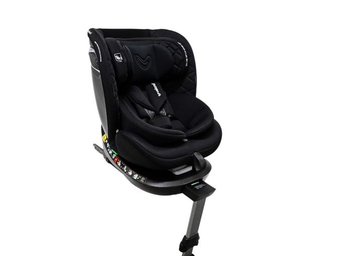 Автокрісло VELANO Vento 360° i-Size 40–150 см, ISOFIX + опорна нога, black
