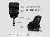 Автокрісло VELANO Vento 360° i-Size 40–150 см, ISOFIX + опорна нога, black