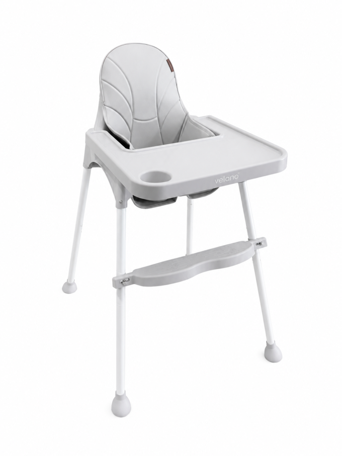 Стілець для годування дитини 2 в 1 VELANO Basic,  light grey