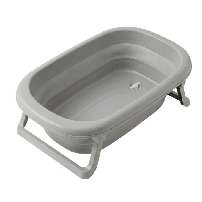 Ванна дитяча складна Foldable Bathtub з термометром, Velano Stone